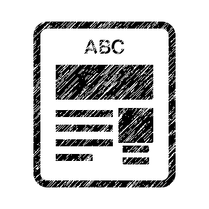 樹木葬の流れの契約書アイコン